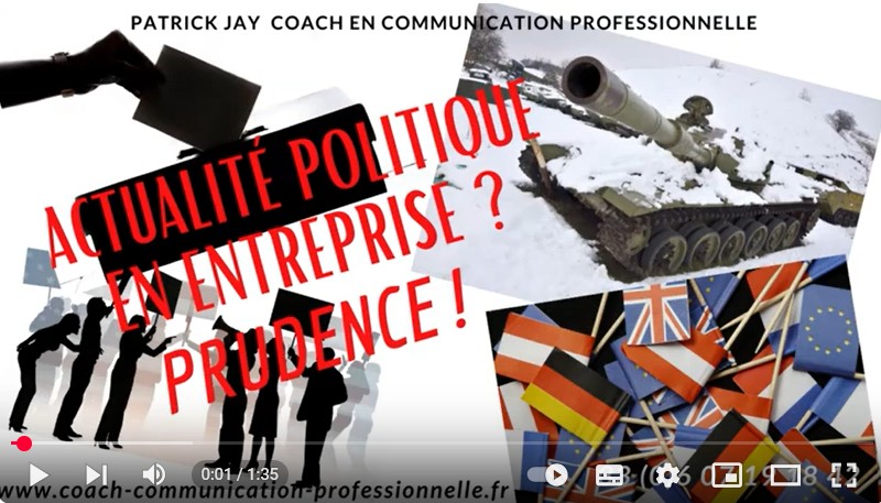 Est-il bon de parler de ses opinions politiques en entreprise ? Terrain clivant, selon Patrick JAY